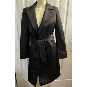 Banana Republic Black Belted Coat